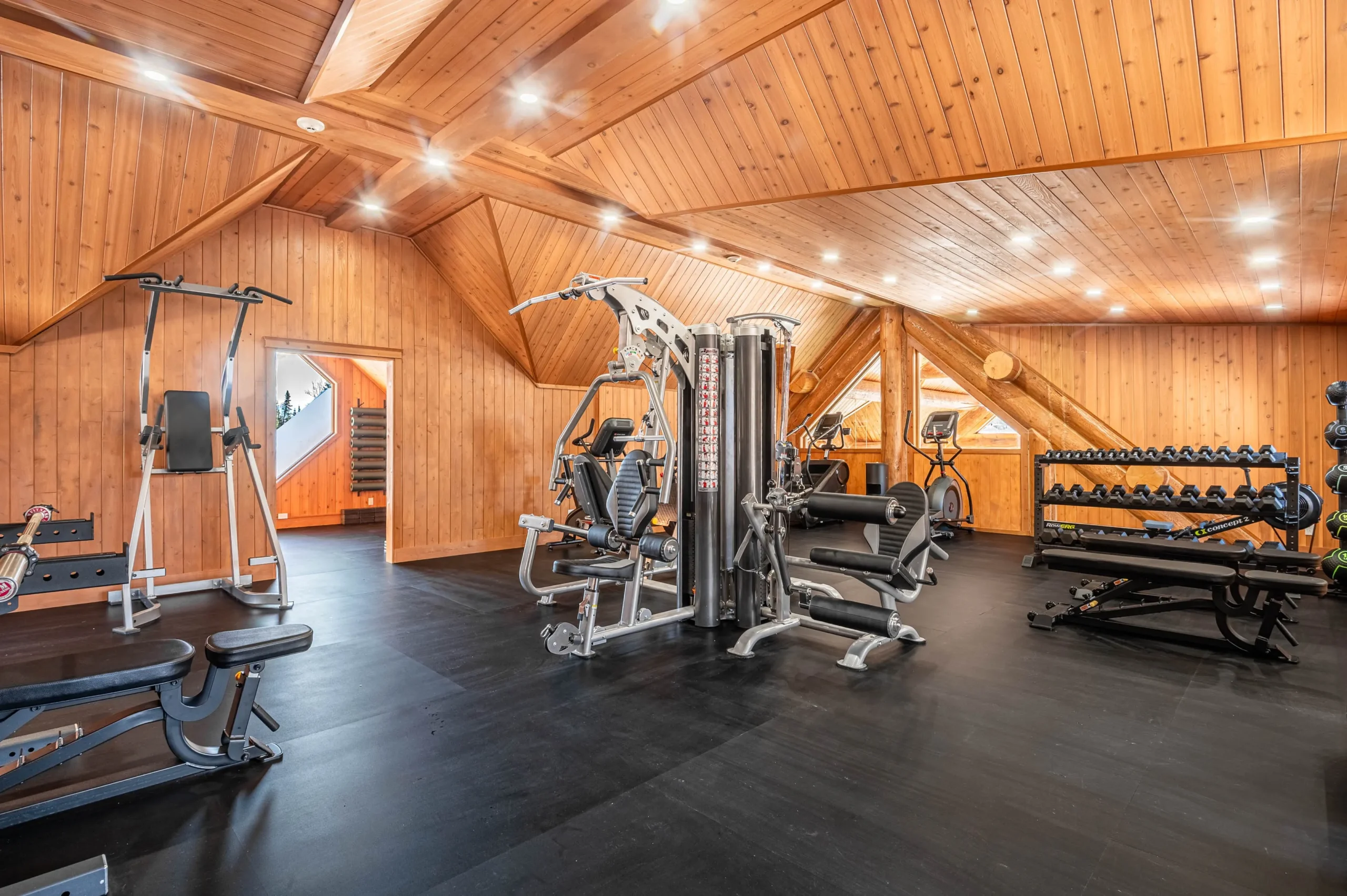 Plancher de gym installé par Gym Design